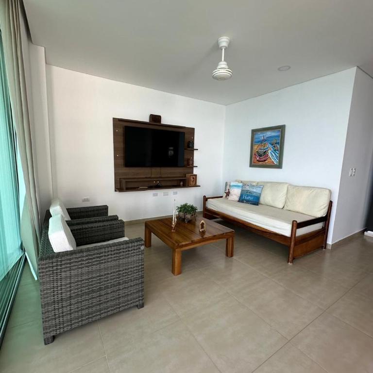 Magico Apartamento Frente al Mar 3 Habitaciones TR61 - Three-Bedroom Apartment - 6