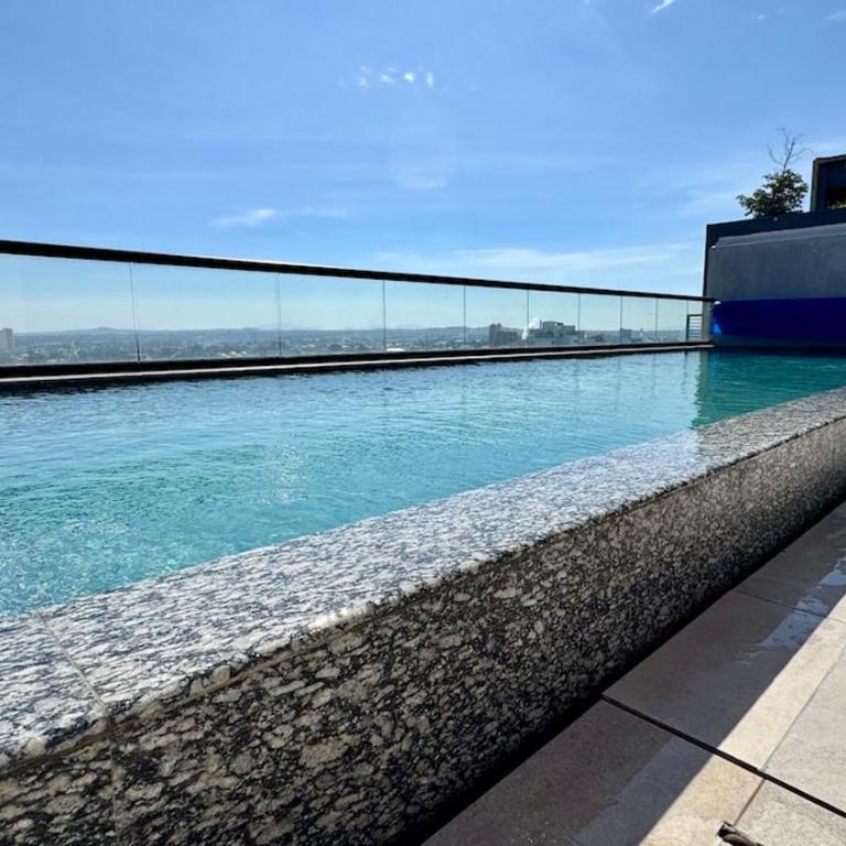Loft in the Chapultepec area, pool, city view - One-Bedroom Apartment - 20