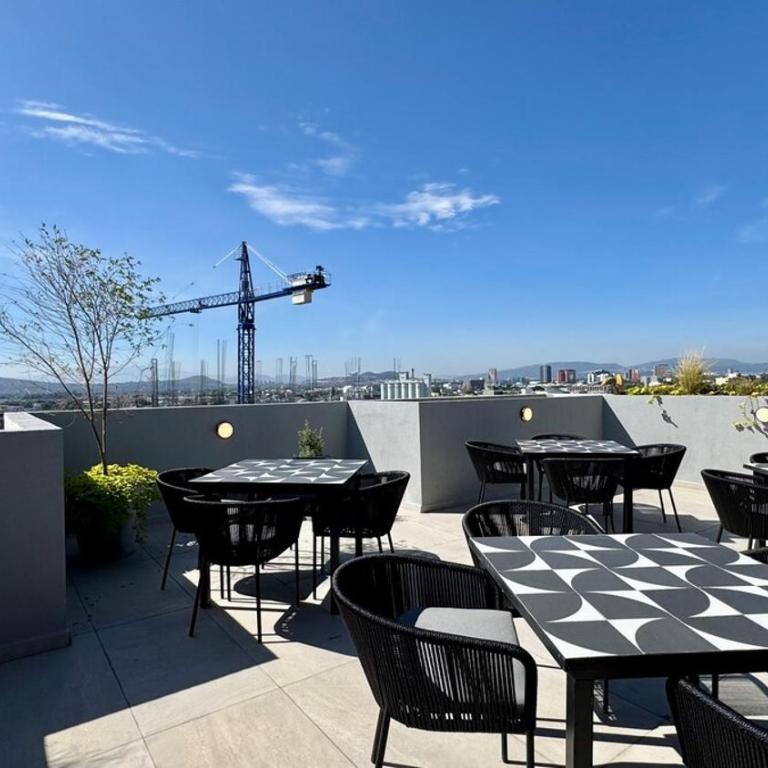 Loft in the Chapultepec area, pool, city view - One-Bedroom Apartment - 28