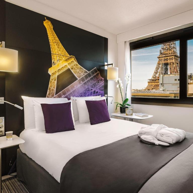 Mercure Paris Centre Tour Eiffel - Chambre Double Privilège - Vue sur Tour Eiffel - Étage Supérieur - 1