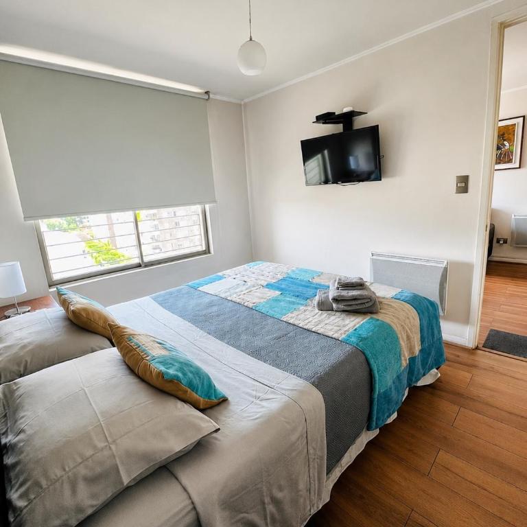 Parque Bustamante, Metro Irarrázaval, Free Parking - Apartamento de 1 dormitorio - 5