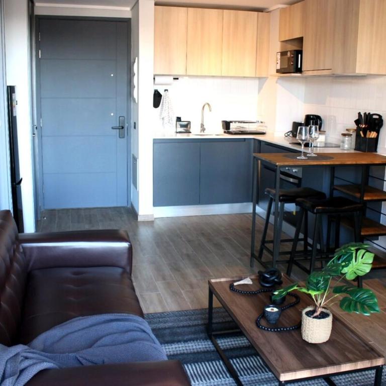 Depto Elegante con Balcón Centro Santiago - Apartamento de 1 dormitorio - 5