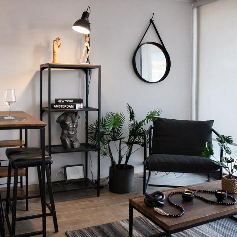 Depto Elegante con Balcón Centro Santiago - Apartamento de 1 dormitorio - 22