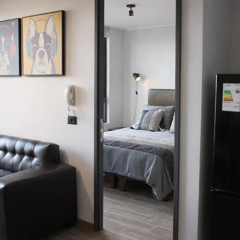 Depto Elegante con Balcón Centro Santiago - Apartamento de 1 dormitorio - 39