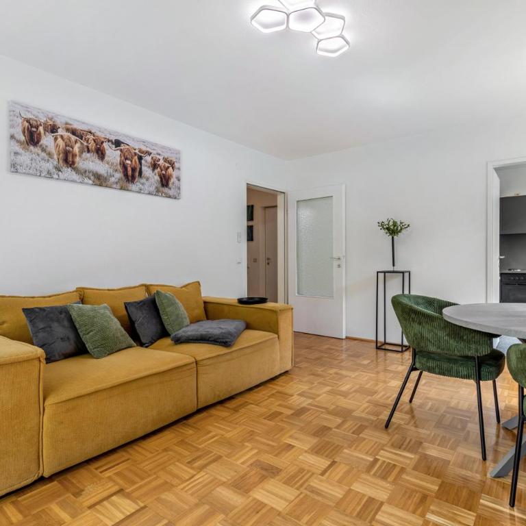 lake loft in salzburg - Apartment mit 1 Schlafzimmer und Gartenblick - 6