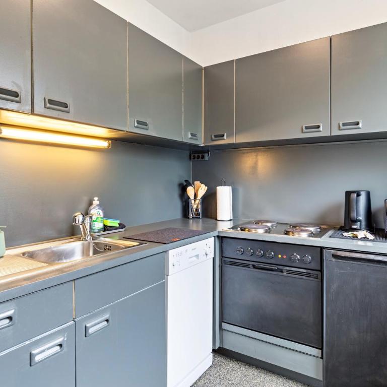 lake loft in salzburg - Apartment mit 1 Schlafzimmer und Gartenblick - 14
