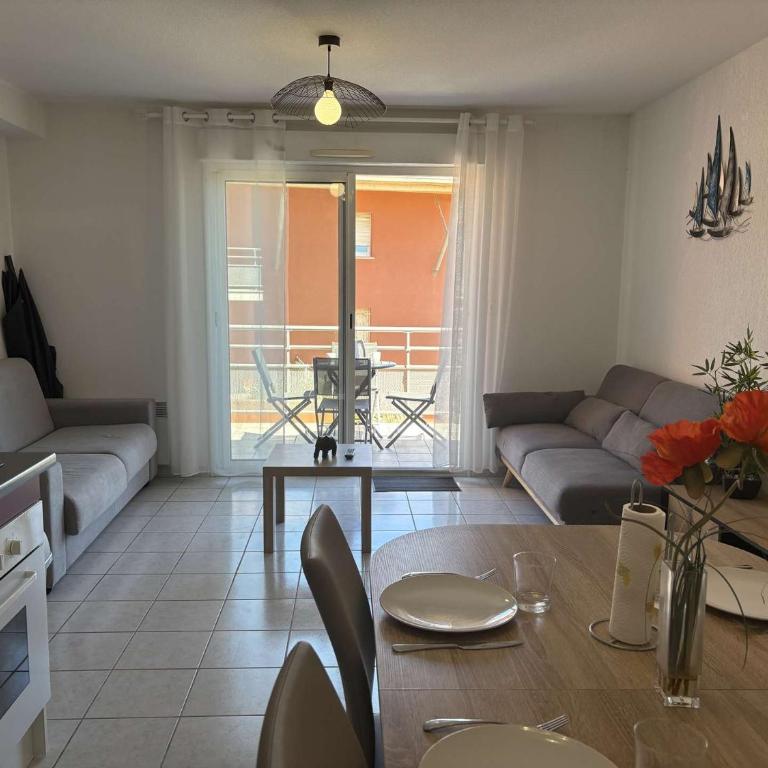 SP020-A016 Appartement 2 pièces 4 couchages SAINT PIERRE LA MER - Apartment mit 1 Schlafzimmer - 14