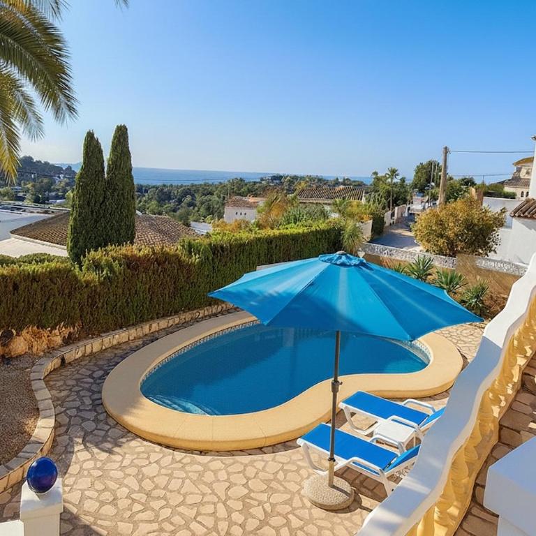 Villa con vistas al mar en Moraira - Villa de 3 dormitorios - 1