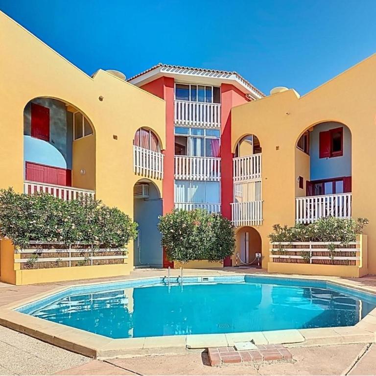Les Couleurs Catalanes - Appartement avec piscine, terrasse & cuisine d'été - plage à pied - Appartamento con 2 Camere da Letto - 5