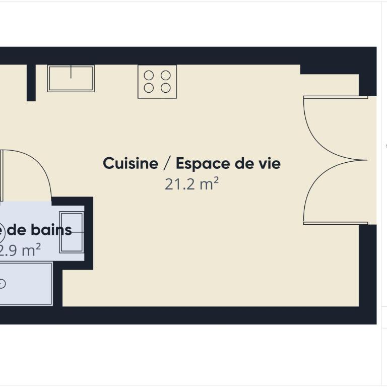 Le Retro Fish - studio pour 3 - piscine commune - Studio - 26
