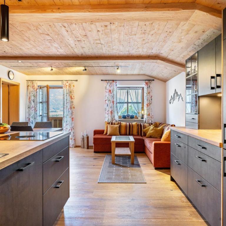 Ferienwohnung Steinbacher - Deluxe-Apartment mit 2 Schlafzimmern und Gartenblick - 11
