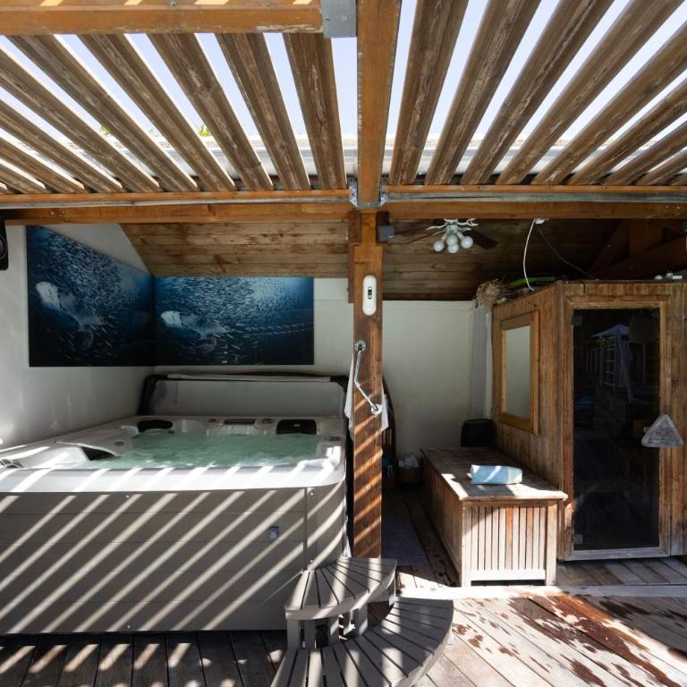 Au Cœur De La Riviera Des Alpes T2 - Superior Apartment mit Sauna - 15