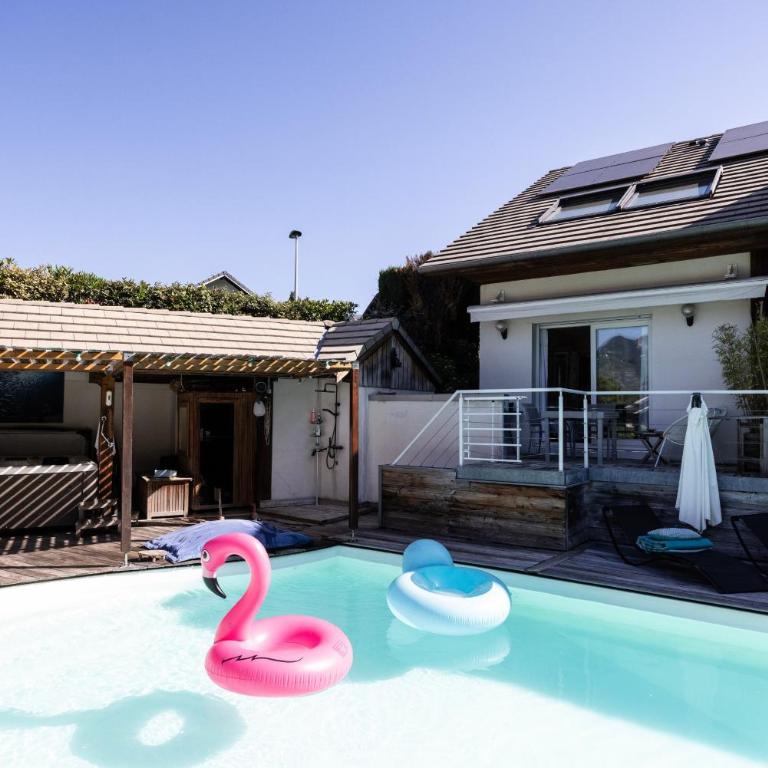 Au Cœur De La Riviera Des Alpes T2 - Superior Apartment mit Sauna - 23