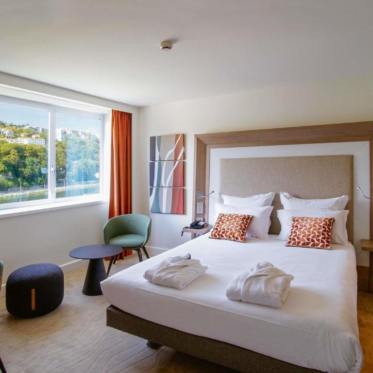 Novotel Lyon Centre-Confluence Bord de Saone - Chambre Double Exécutive - Vue sur Rivière - 1