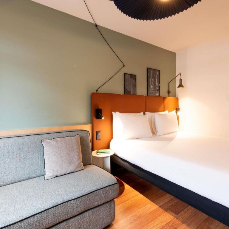 ibis Genève Centre Nations - Chambre Confort avec Lit Double et Canapé-Lit Simple - 2
