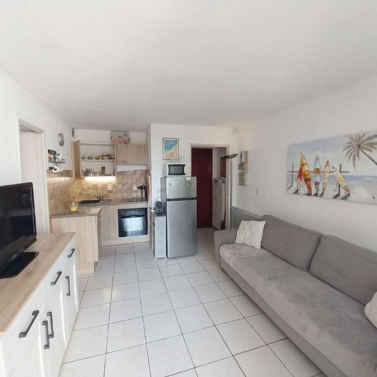 T2 Cabine RDC, parking, 4 couchages, proche plage - Appartement 1 Chambre avec Terrasse - 2