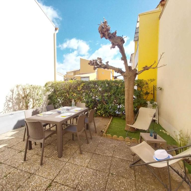 T2 Cabine RDC, parking, 4 couchages, proche plage - Appartement 1 Chambre avec Terrasse - 10