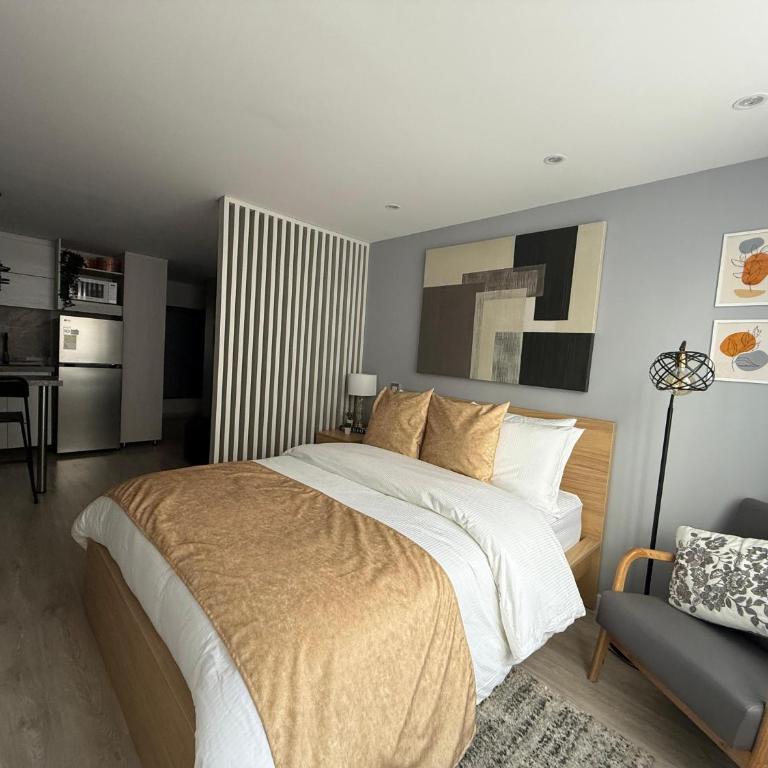 Loft de lujo cerca a Embajada USA y Corferias - Apartamento de 1 dormitorio - 4