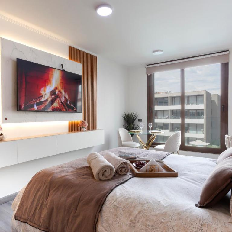 Oasis in Santiago, free parking, pool and gym - Apartamento Deluxe de 1 dormitorio - 11