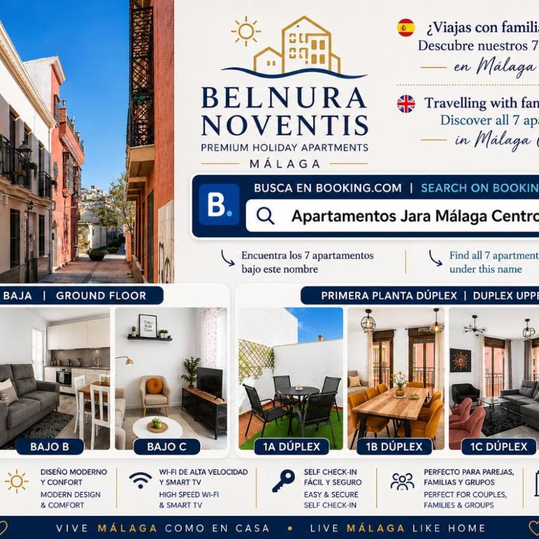 Apartamentos Jara Málaga Centro - Bajo C - Apartamento de 2 dormitorios - 14