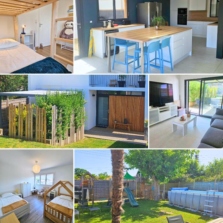 Villa Famille - Piscine - Centre - Jardin - Villa 3 Chambres - 6