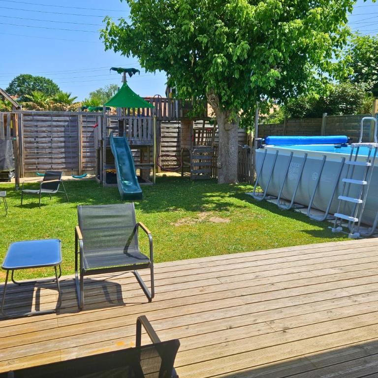 Villa Famille - Piscine - Centre - Jardin - Villa 3 Chambres - 17