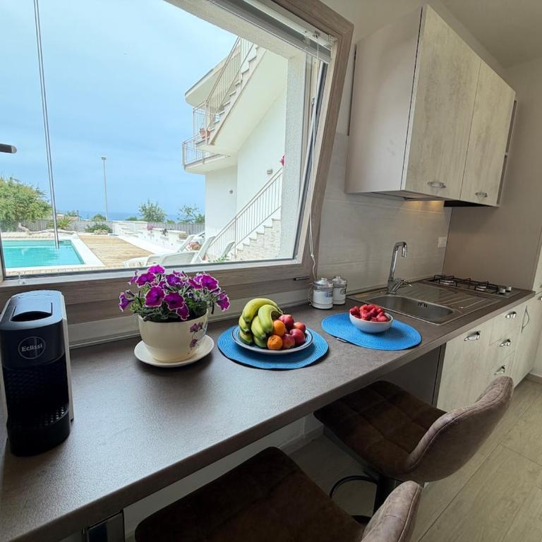 Marea Lux Sud with Pool Air Conditionin Wi-Fi - One-Bedroom Deluxe Apartment - 24