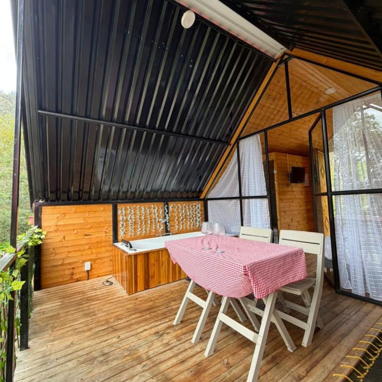 Ecocabañas ByB Cabaña de lujo con jacuzzi y vista a la montaña - Chalet - 4