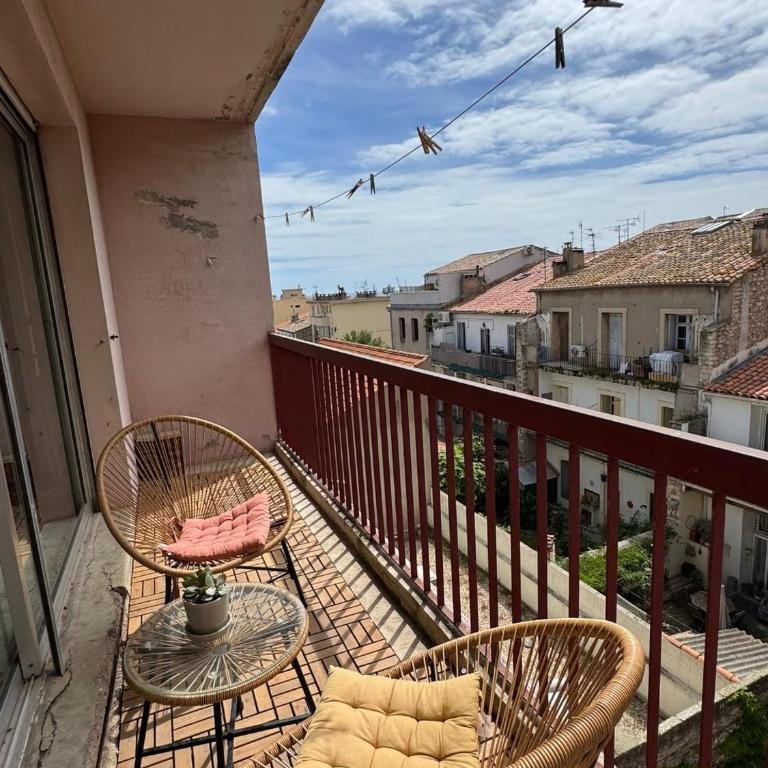 Charmant T2 avec terrasse et belle vue au coeur de Sète - Apartamento de 1 dormitorio - 5