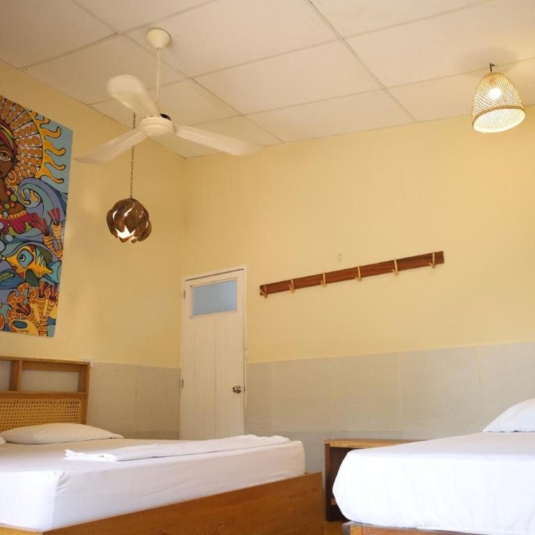 Mar Amar Casa de Playa - Habitación Doble con baño privado - 1 o 2 camas - 6