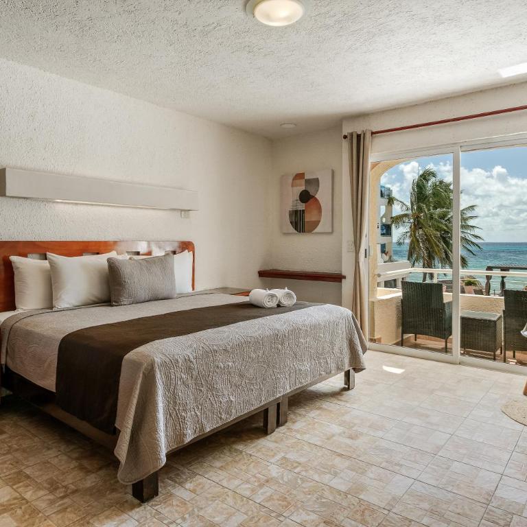 Luciana Hotel & Beach Club - Habitación con cama extragrande y vistas al mar - 1