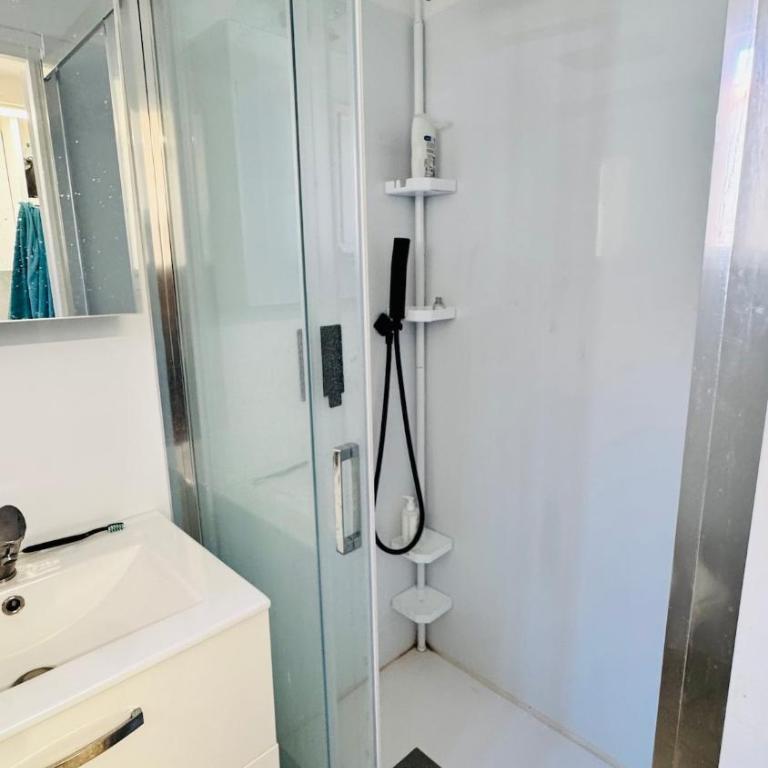 Grand appartement avec terrasse à 50m de la plage - Three-Bedroom Apartment - 13