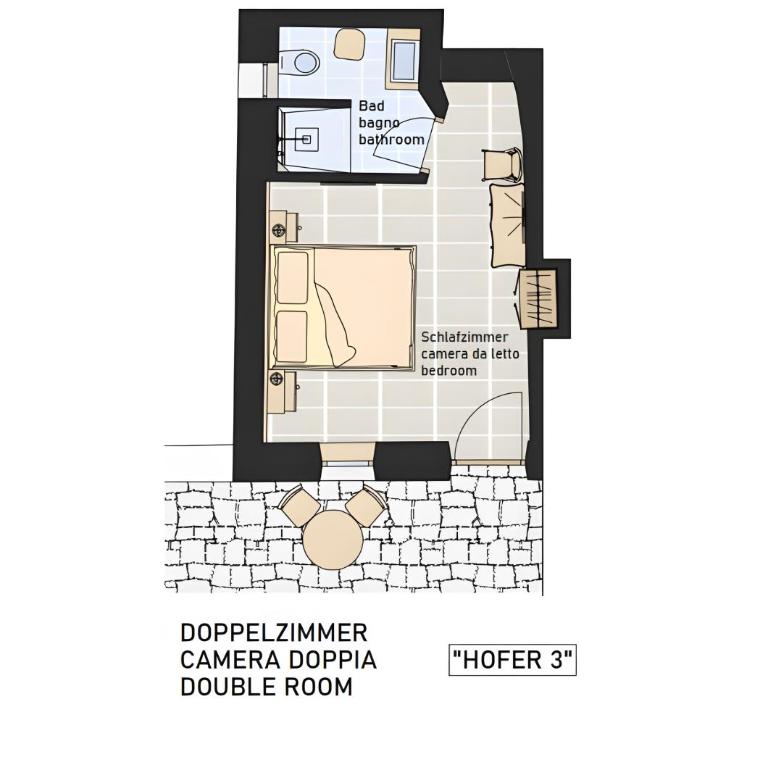 Hofer Hitt Rooms Apartments - Apartment mit 1 Schlafzimmer und Gartenblick - 13
