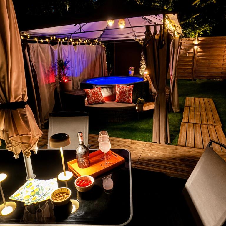 Le Cocon - Jacuzzi - Filet et Cinéma privé - Casa con 1 Camera da Letto - 16