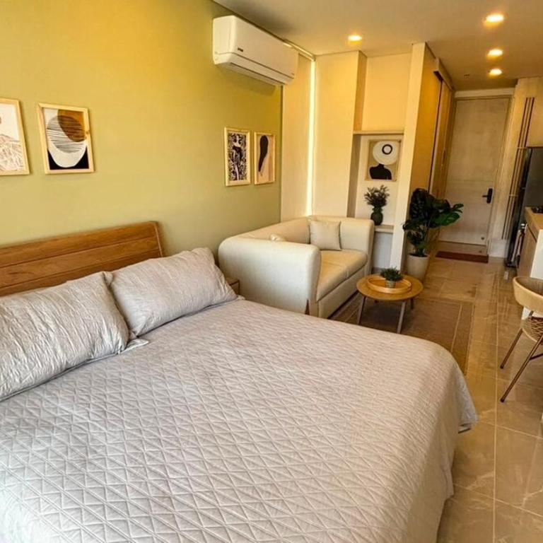 Moderno Apto PetFriendly Vista al Mar y La Montaña Apto 623 Bello Horizonte 1 - Apartamento de 1 dormitorio - 11