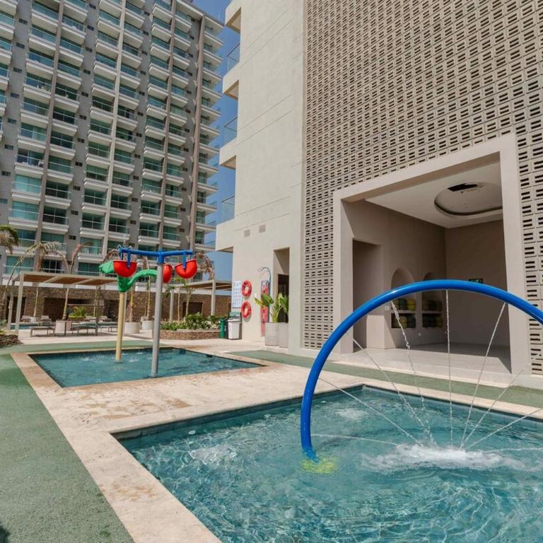 Moderno Apto PetFriendly Vista al Mar y La Montaña Apto 623 Bello Horizonte 1 - Apartamento de 1 dormitorio - 14