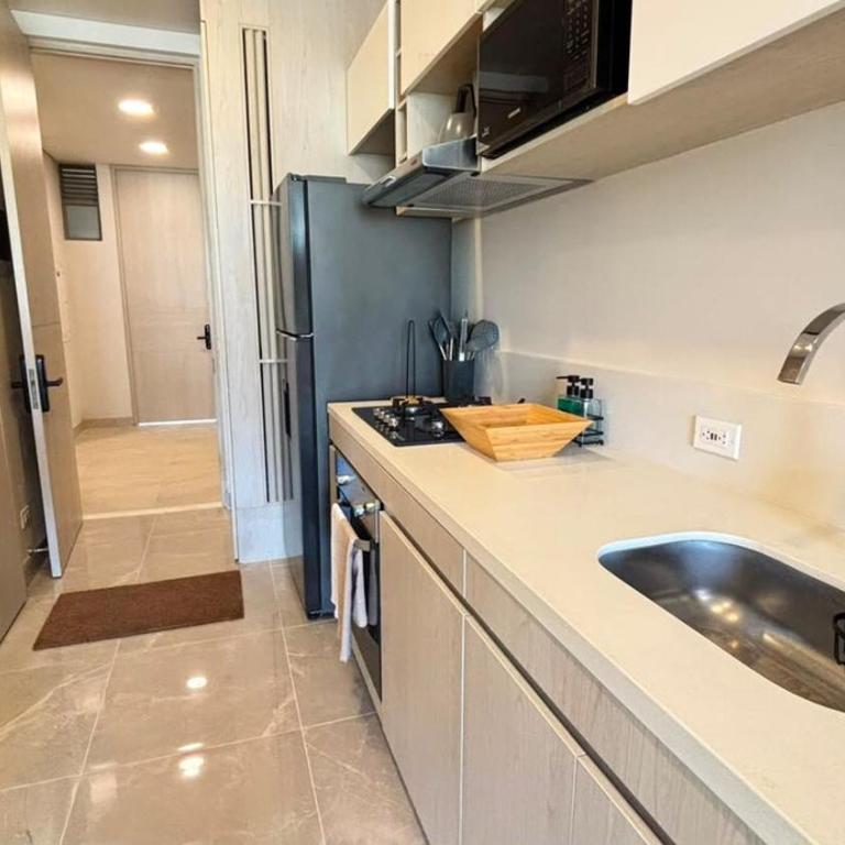 Moderno Apto PetFriendly Vista al Mar y La Montaña Apto 623 Bello Horizonte 1 - Apartamento de 1 dormitorio - 22