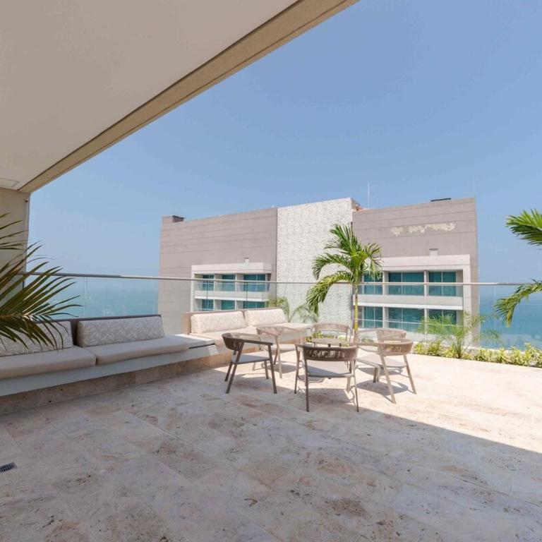 Moderno Apto PetFriendly Vista al Mar y La Montaña Apto 623 Bello Horizonte 1 - Apartamento de 1 dormitorio - 36