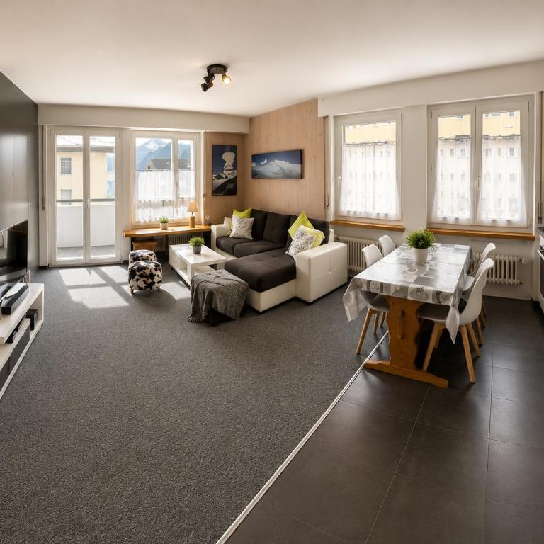 Residenz Siesta Leukerbad - Apartment mit 1 Schlafzimmer und Balkon - 6
