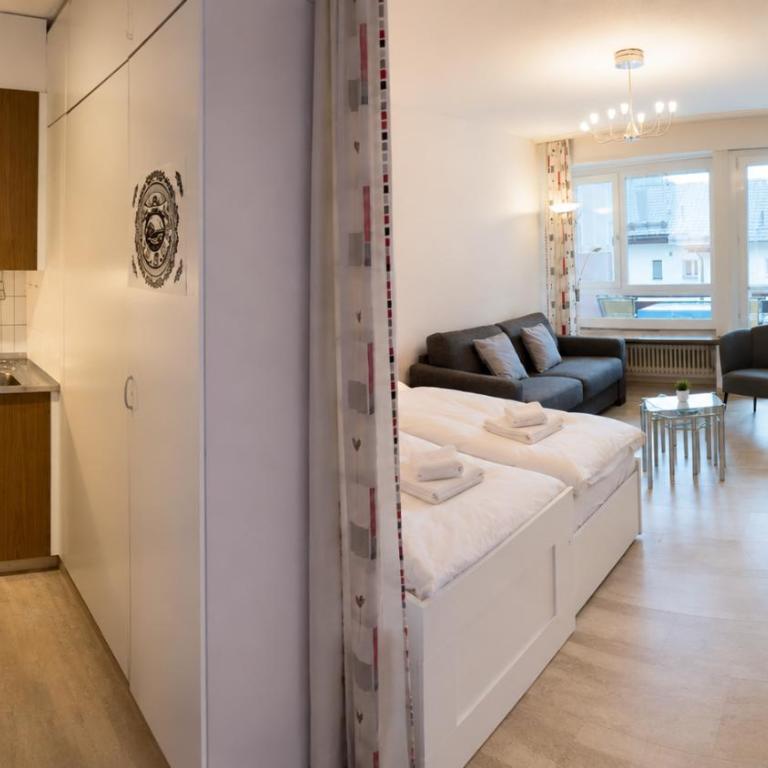 Residenz Siesta Leukerbad - Apartment mit Aussicht und Balkon - 11