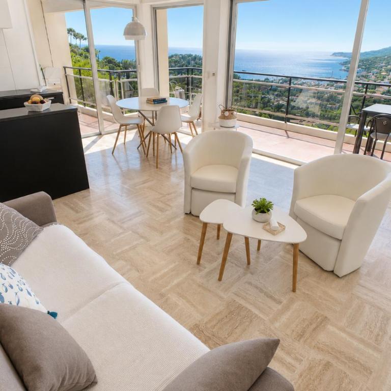 GALETS BLEUS -Vu Mer-Piscine-Clim-Fibre- - Appartement - 1