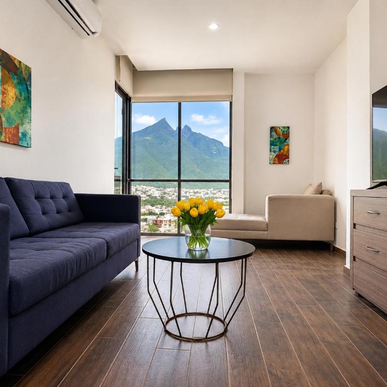 Moderno Ubicacion Vistas Seguridad y Estilo - Apartamento de 1 Dormitorio con balcón y vistas a la ciudad - 8