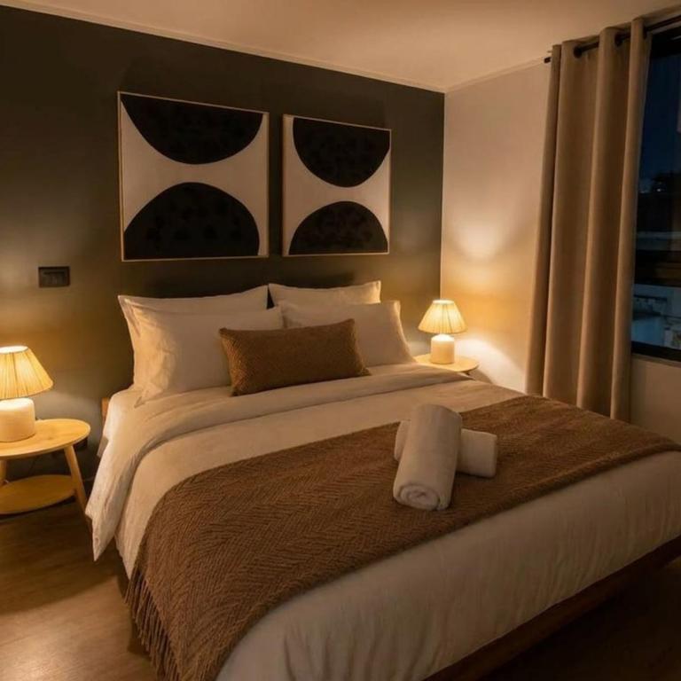 NUEVO y moderno depto en centro de Santiago - Apartamento de 2 dormitorios - 2