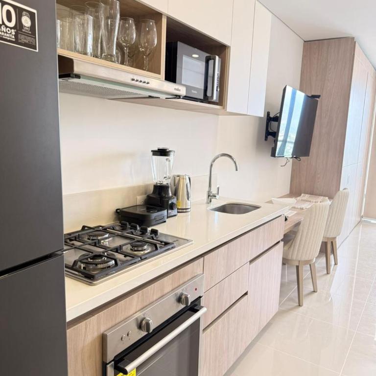 Moderno Apartamento con Balcón y Vista Increíble AP 1427 RDM2 - Apartamento de 1 dormitorio - 5