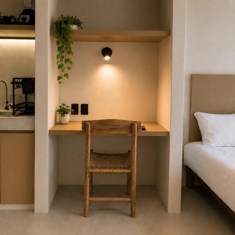 Romantic jungle studio with Rooftop pool fast Wifi - Apartamento de 1 dormitorio - 7