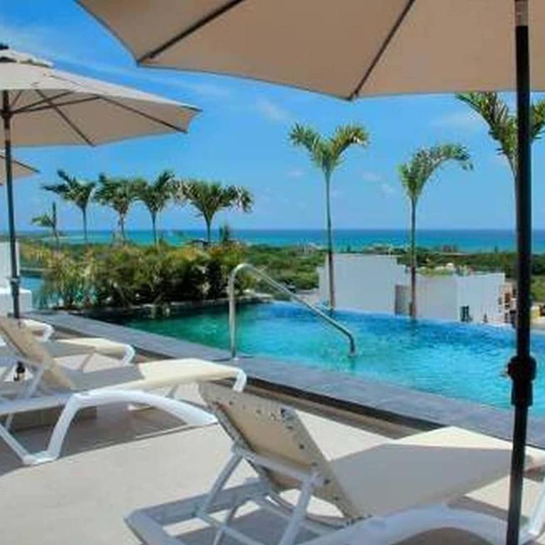 Oceanview Roof Pool, Balcony, Steps To Beach Clubs - Apartamento de 1 Dormitorio con balcón y vistas a la ciudad - 6