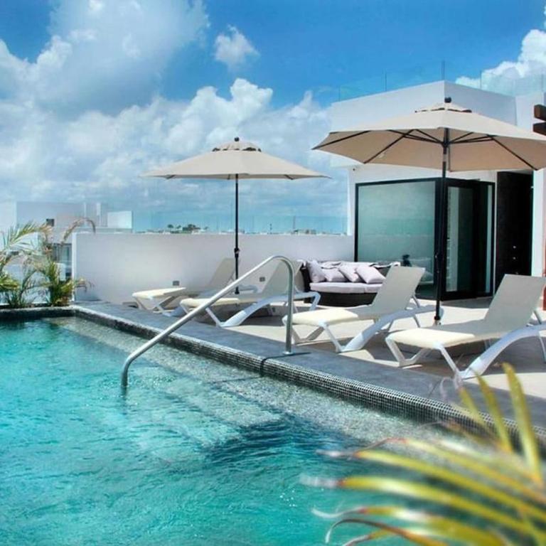 Oceanview Roof Pool, Balcony, Steps To Beach Clubs - Apartamento de 1 Dormitorio con balcón y vistas a la ciudad - 10