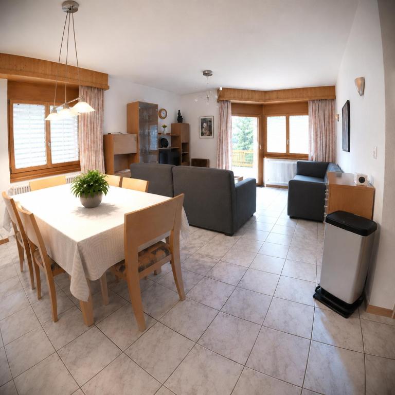 Residenz Darianne Leukerbad - Apartment mit 2 Schlafzimmern und Terrasse - 5