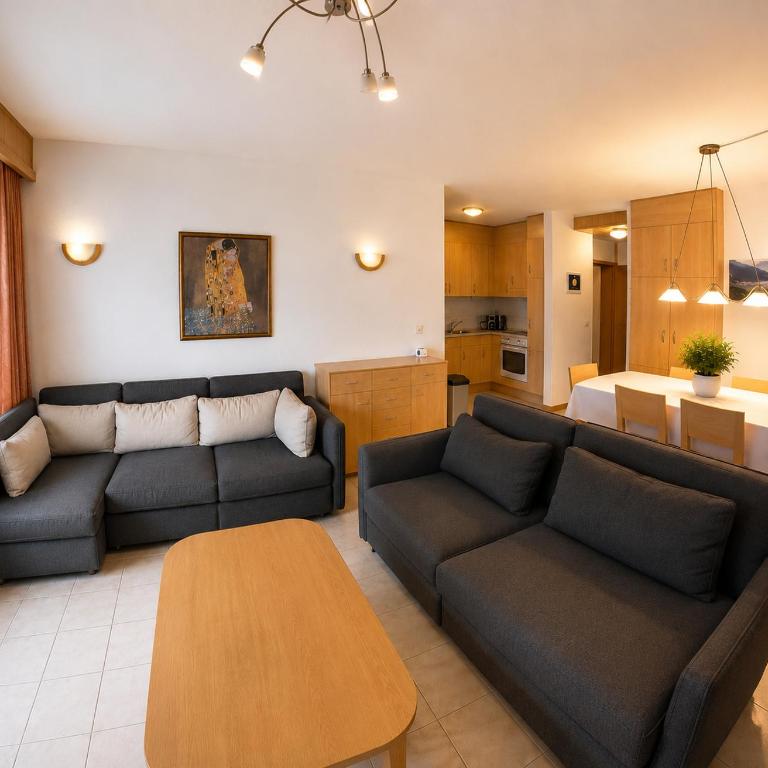 Residenz Darianne Leukerbad - Apartment mit 2 Schlafzimmern und Terrasse - 8