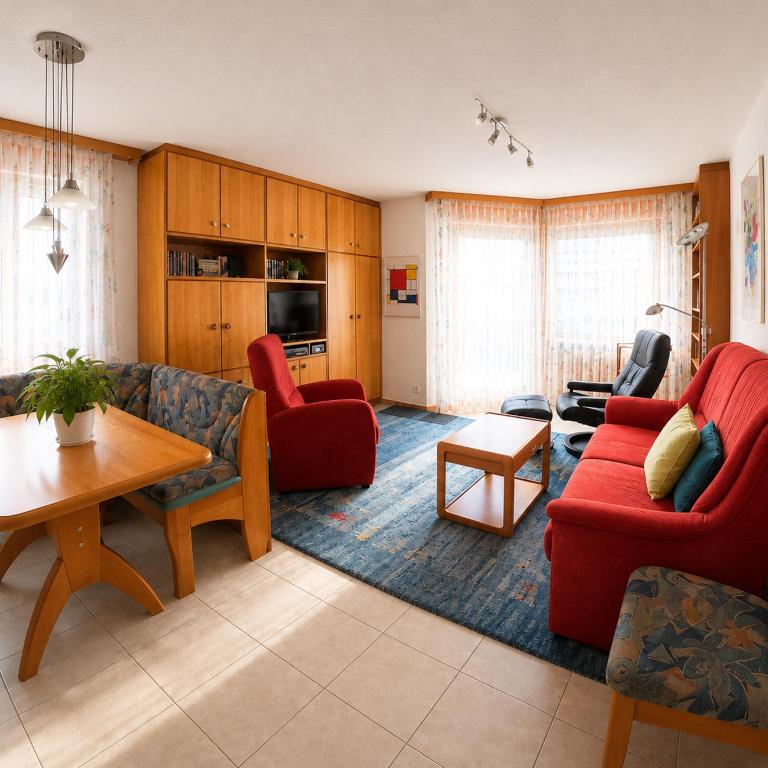 Residenz Darianne Leukerbad - Apartment mit 2 Schlafzimmern und Bergblick - 6